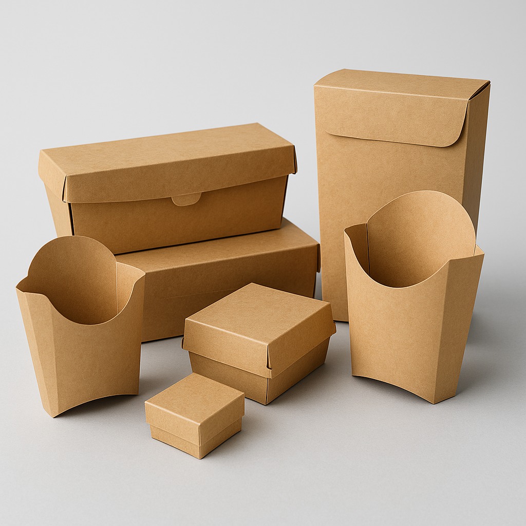 Cajas de cartón para alimentos varios